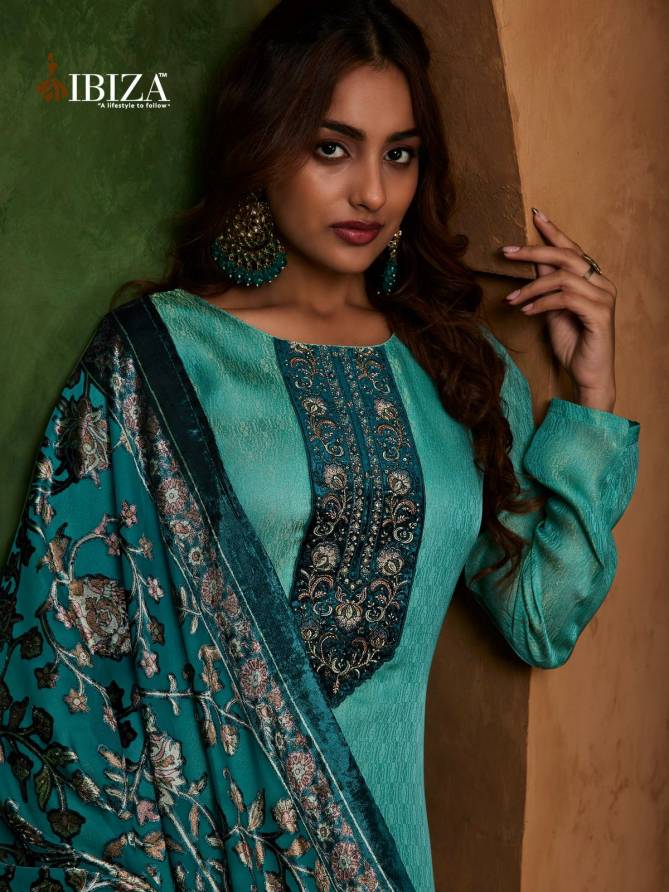 Nemyra By Ibiza Morcco Silk Jacquard Designer Salwar Kameez Wholesale Price In Surat	